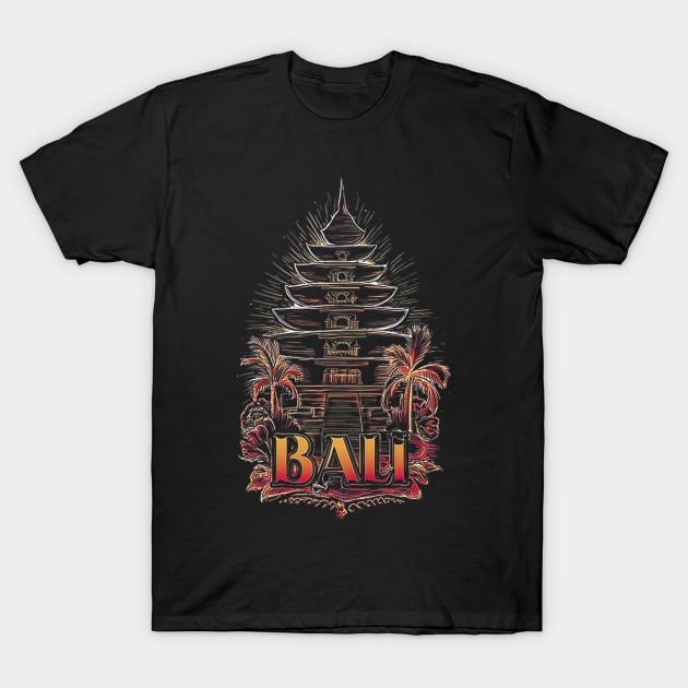 Bali Island Indonesia T-Shirt by likbatonboot